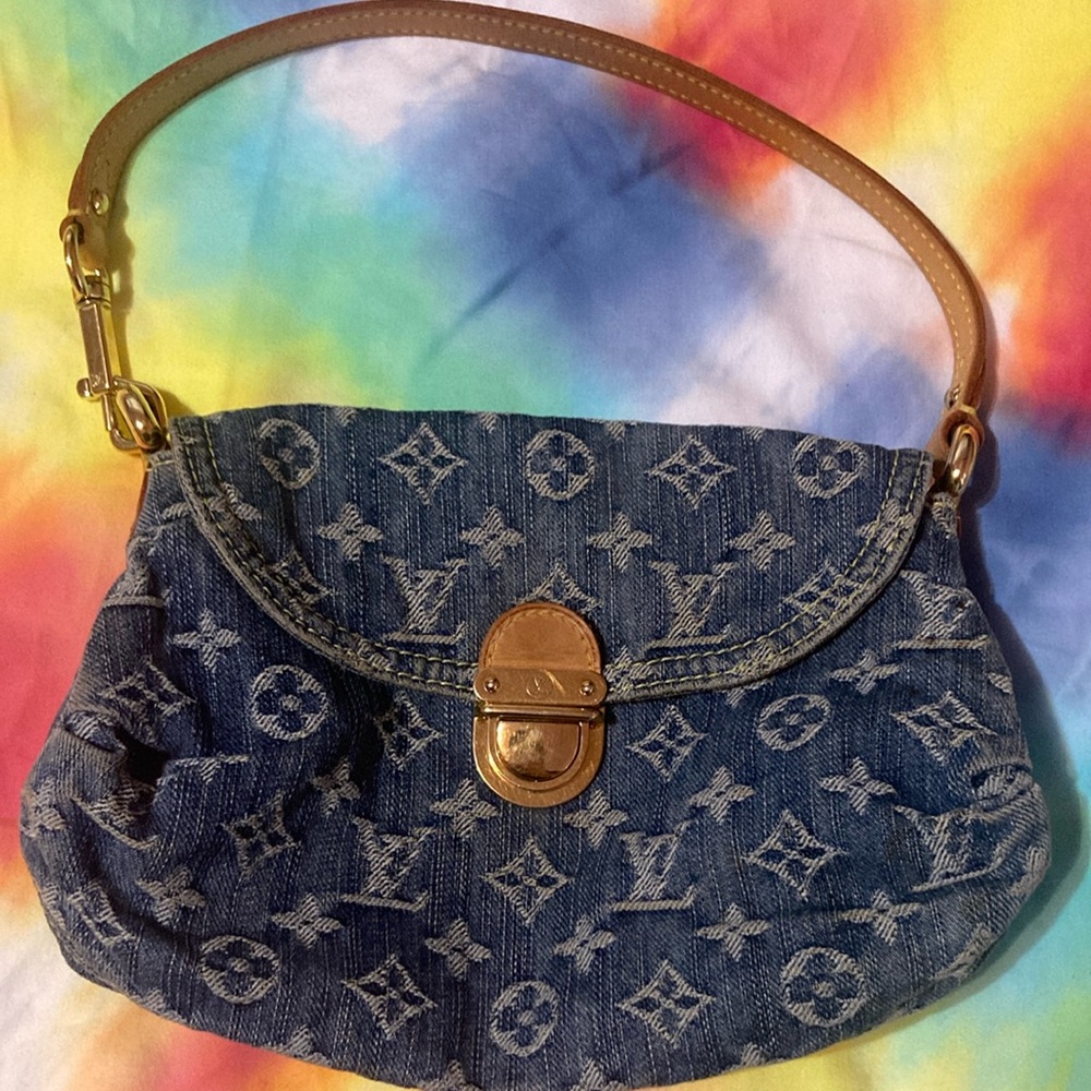 Louis Vuitton Denim Monogram Shoulder Bag
